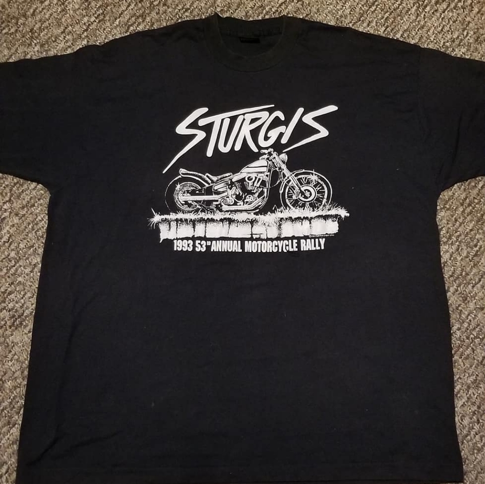 Vtg 93 sturgis black hills motorcycle rally